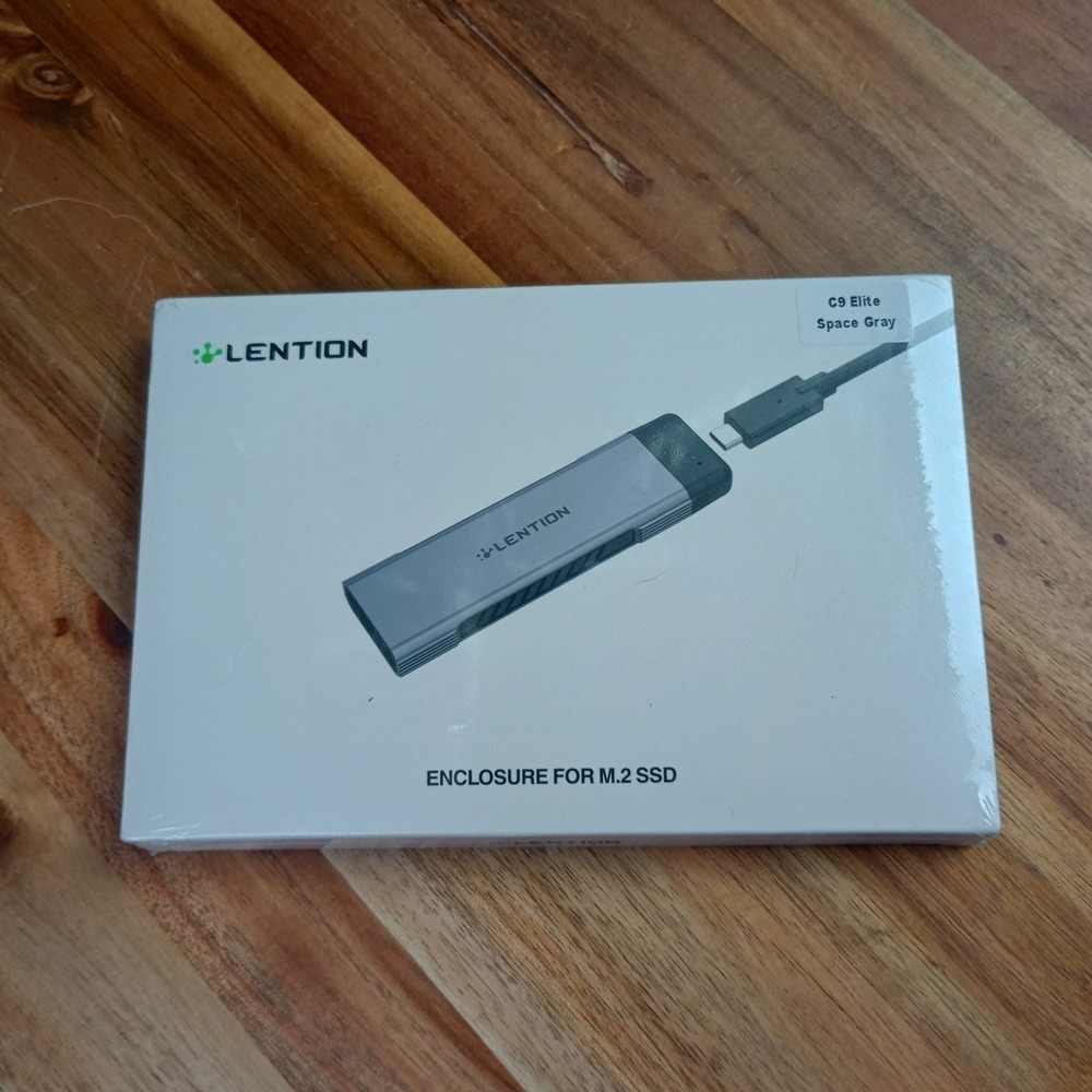 Lention C9 Elite Enclosure for M.2 SSD Space Gray USB-C‎ Germany